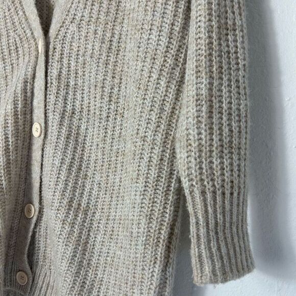 Tradlands Judith cocoon cardigan in oatmeal heather size XS - Picture 7 of 11